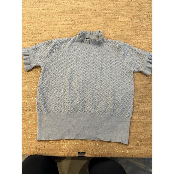 Ontwelfch Gray Sweatshirt Short Sleeves Size 2X Embelishments - Picture 3 of 7